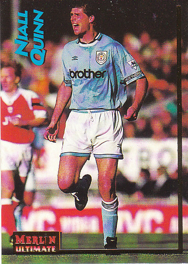 Niall Quinn Manchester City 1995/96 Merlin Ultimate #119